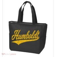 Humboldt County Ca Varsity Script Classic Sports Jersey Tote Bag thumb 3