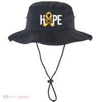 Hope Childhood Cancer Awareness Butterfly Ribbon Bucket Hat thumb 0