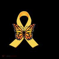 Hope Childhood Cancer Awareness Butterfly Ribbon Coffee Mug thumb 5