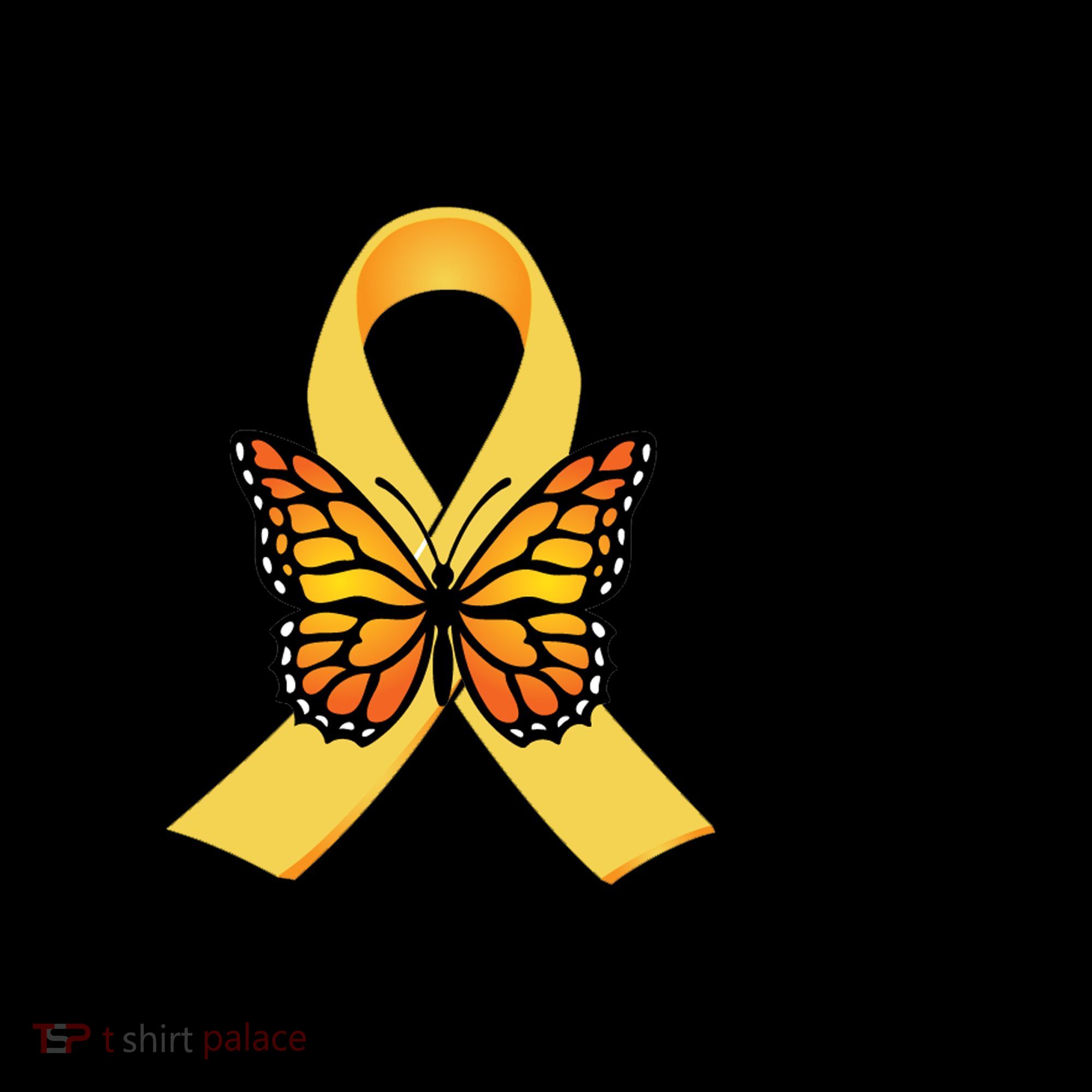 Hope Childhood Cancer Awareness Butterfly Ribbon Coffee Mug