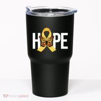 Hope Childhood Cancer Awareness Butterfly Ribbon Tumbler thumb 0