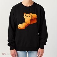 Halloween Costume Cat Loaf Lazy Funny Bread Kitten Kitty Women's Sweatshirt thumb 0