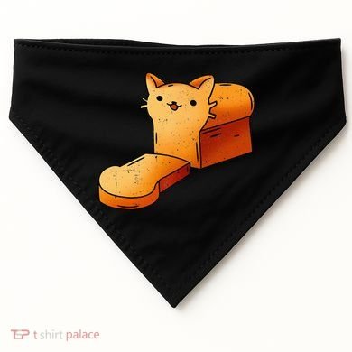 Halloween Costume Cat Loaf Lazy Funny Bread Kitten Kitty USA-Made Doggie Bandana