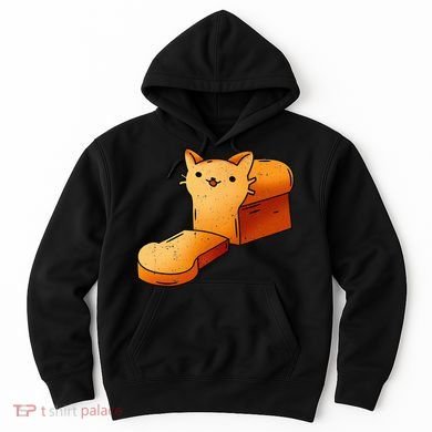 Halloween Costume Cat Loaf Lazy Funny Bread Kitten Kitty Hoodie