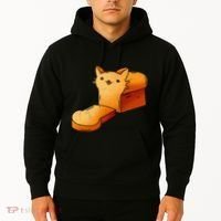 Halloween Costume Cat Loaf Lazy Funny Bread Kitten Kitty Hoodie thumb 2