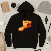 Halloween Costume Cat Loaf Lazy Funny Bread Kitten Kitty Hoodie thumb 3