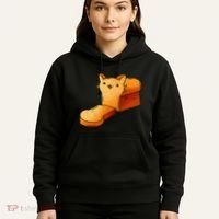 Halloween Costume Cat Loaf Lazy Funny Bread Kitten Kitty Hoodie thumb 5