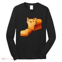 Halloween Costume Cat Loaf Lazy Funny Bread Kitten Kitty Long Sleeve Shirt thumb 0