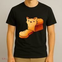 Halloween Costume Cat Loaf Lazy Funny Bread Kitten Kitty T-Shirt thumb 3