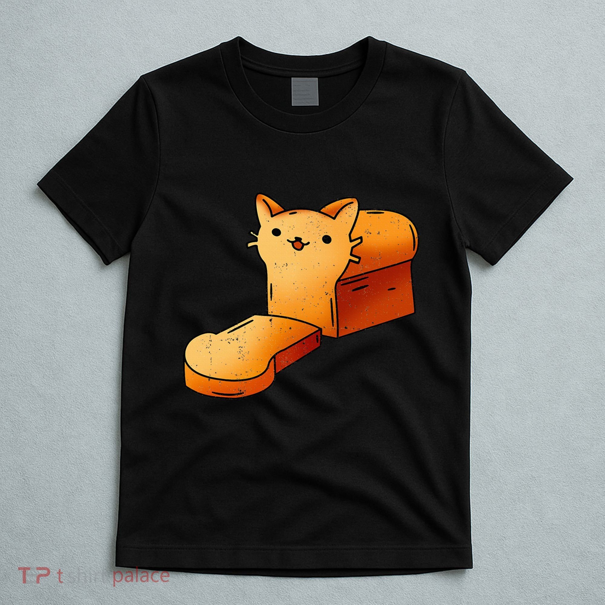 Halloween Costume Cat Loaf Lazy Funny Bread Kitten Kitty T-Shirt
