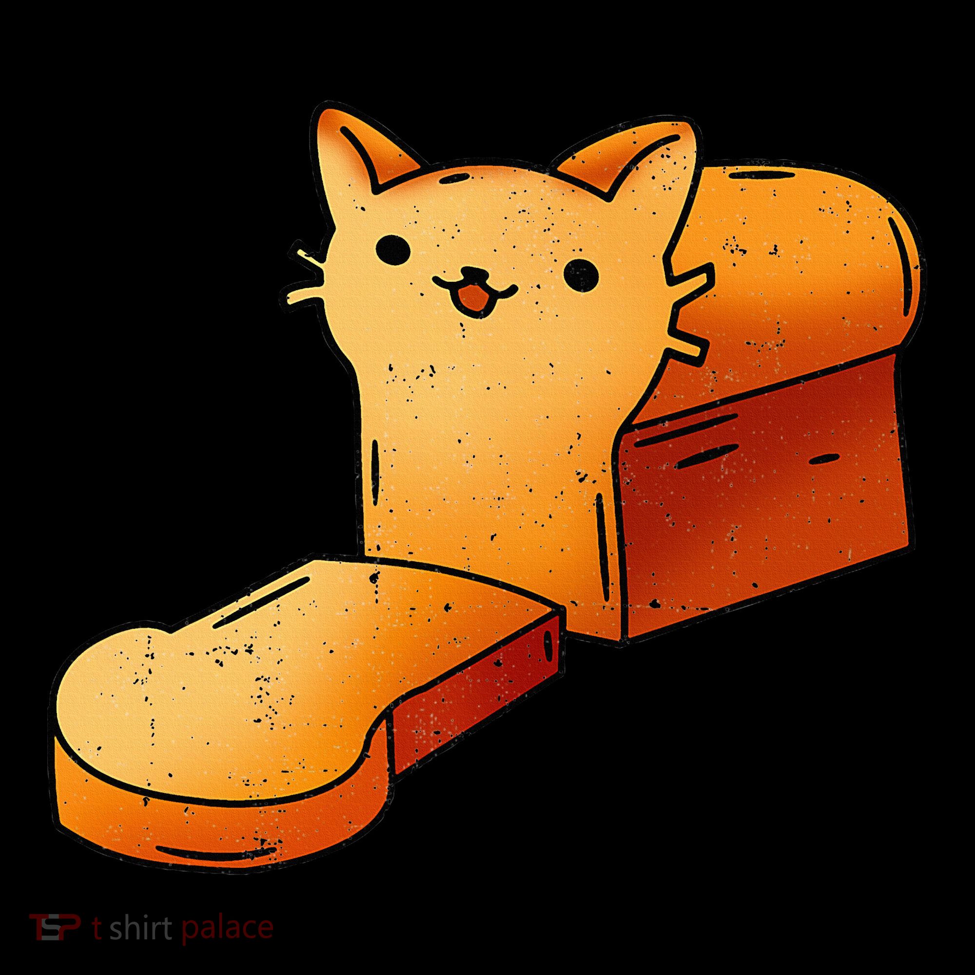Halloween Costume Cat Loaf Lazy Funny Bread Kitten Kitty T-Shirt