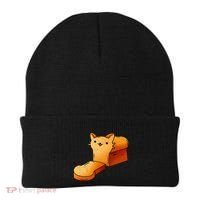 Halloween Costume Cat Loaf Lazy Funny Bread Kitten Kitty Beanie thumb 0