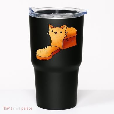 Halloween Costume Cat Loaf Lazy Funny Bread Kitten Kitty Tumbler