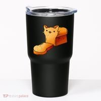 Halloween Costume Cat Loaf Lazy Funny Bread Kitten Kitty Tumbler thumb 0