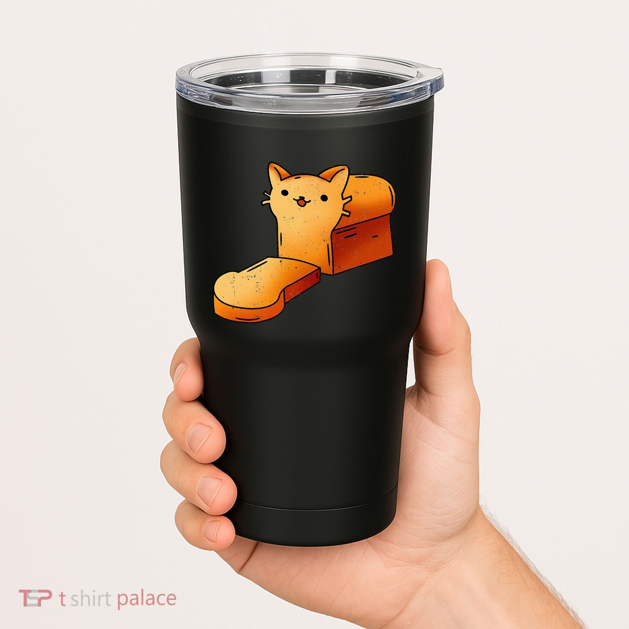 Halloween Costume Cat Loaf Lazy Funny Bread Kitten Kitty Tumbler