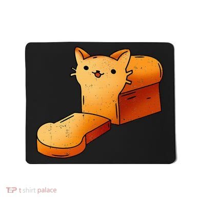 Halloween Costume Cat Loaf Lazy Funny Bread Kitten Kitty Mousepad