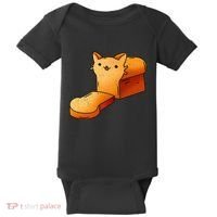 Halloween Costume Cat Loaf Lazy Funny Bread Kitten Kitty Baby Bodysuit thumb 0