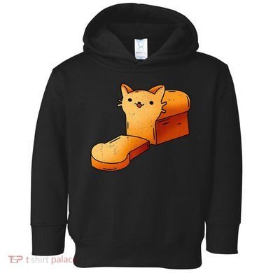 Halloween Costume Cat Loaf Lazy Funny Bread Kitten Kitty Toddler Hoodie