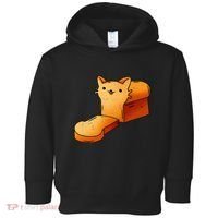 Halloween Costume Cat Loaf Lazy Funny Bread Kitten Kitty Toddler Hoodie thumb 0