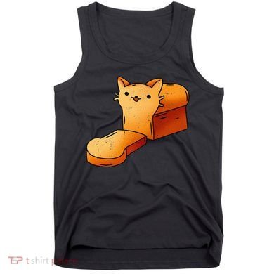 Halloween Costume Cat Loaf Lazy Funny Bread Kitten Kitty Tank Top