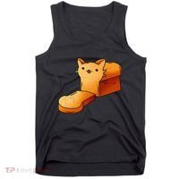 Halloween Costume Cat Loaf Lazy Funny Bread Kitten Kitty Tank Top thumb 0