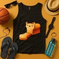Halloween Costume Cat Loaf Lazy Funny Bread Kitten Kitty Tank Top thumb 4