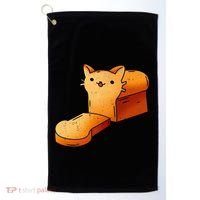 Halloween Costume Cat Loaf Lazy Funny Bread Kitten Kitty Golf Towel thumb 0