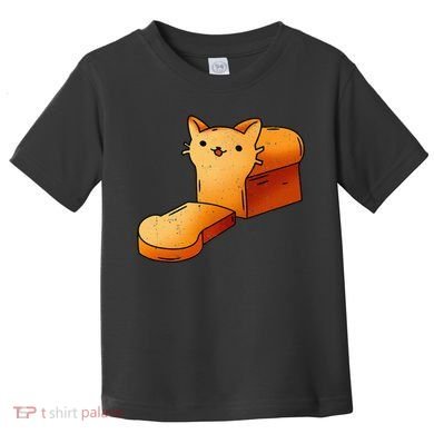 Halloween Costume Cat Loaf Lazy Funny Bread Kitten Kitty Toddler T-Shirt