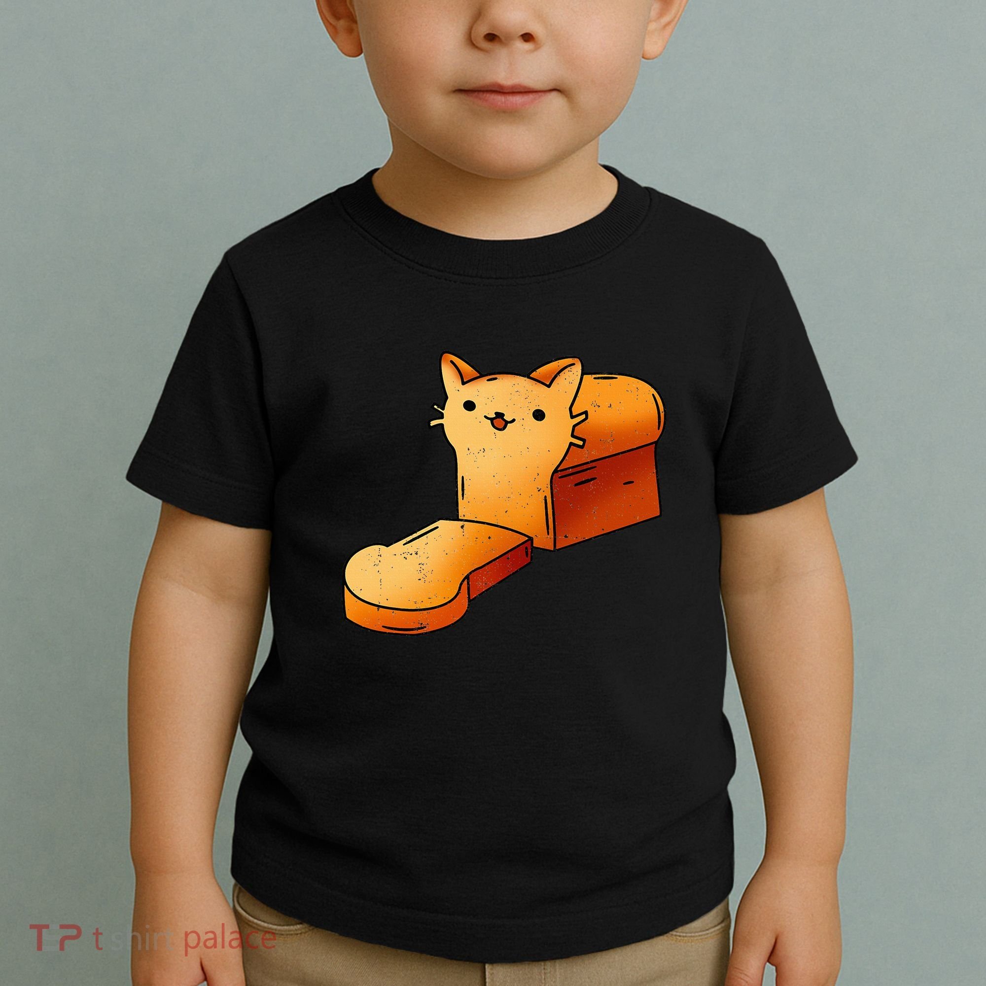 Halloween Costume Cat Loaf Lazy Funny Bread Kitten Kitty Toddler T-Shirt