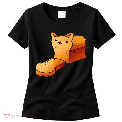 Halloween Costume Cat Loaf Lazy Funny Bread Kitten Kitty Women's T-Shirt