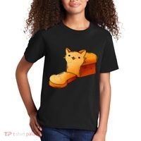 Halloween Costume Cat Loaf Lazy Funny Bread Kitten Kitty Kids T-Shirt thumb 2