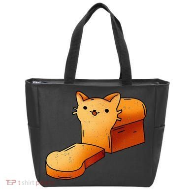 Halloween Costume Cat Loaf Lazy Funny Bread Kitten Kitty Tote Bag