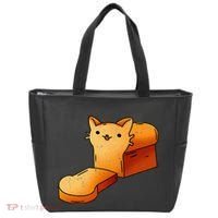 Halloween Costume Cat Loaf Lazy Funny Bread Kitten Kitty Tote Bag thumb 0