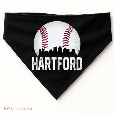 Hartford Connecticut Ct USA-Made Doggie Bandana