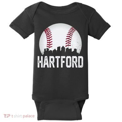 Hartford Connecticut Ct Baby Bodysuit