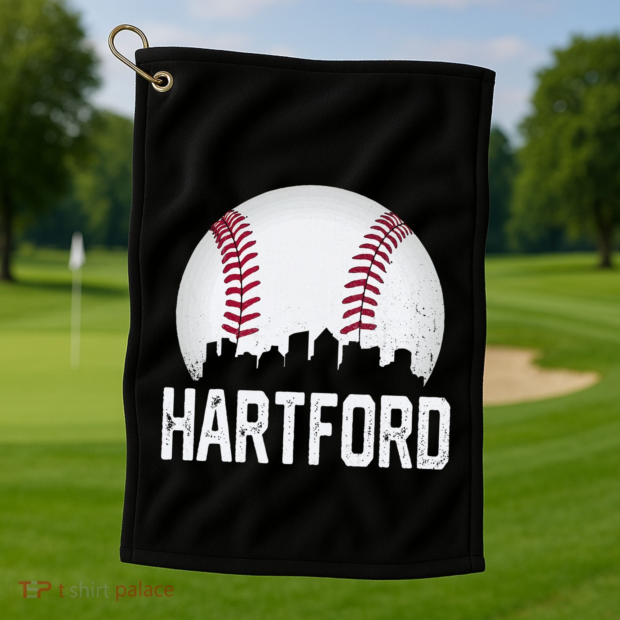 Hartford Connecticut Ct Golf Towel