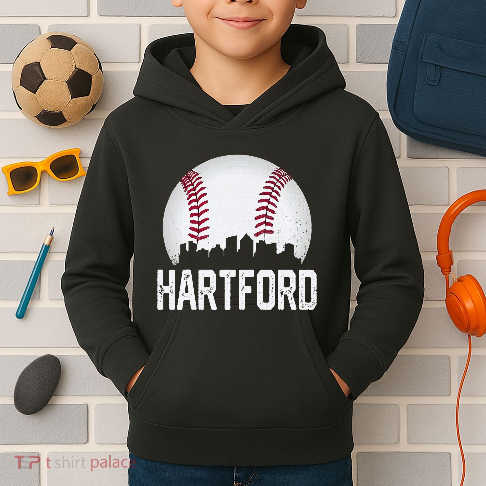 Hartford Connecticut Ct Kids Hoodie