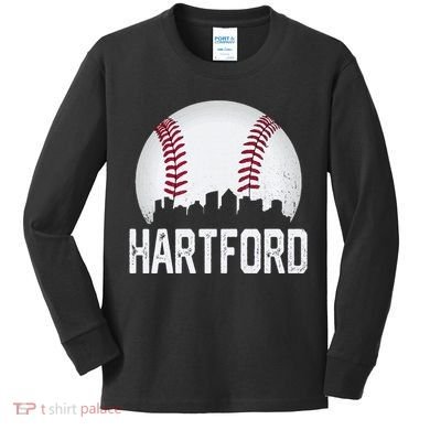 Hartford Connecticut Ct Kids Long Sleeve Shirt