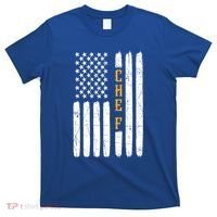 Head Chef Cook Catering Cookery Set Foodie American Flag Usa Gift T-Shirt thumb 0