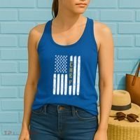 Head Chef Cook Catering Cookery Set Foodie American Flag Usa Gift Women's Tank Top thumb 2
