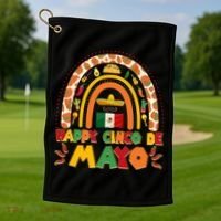 Happy Cinco De Mayo Golf Towel thumb 1