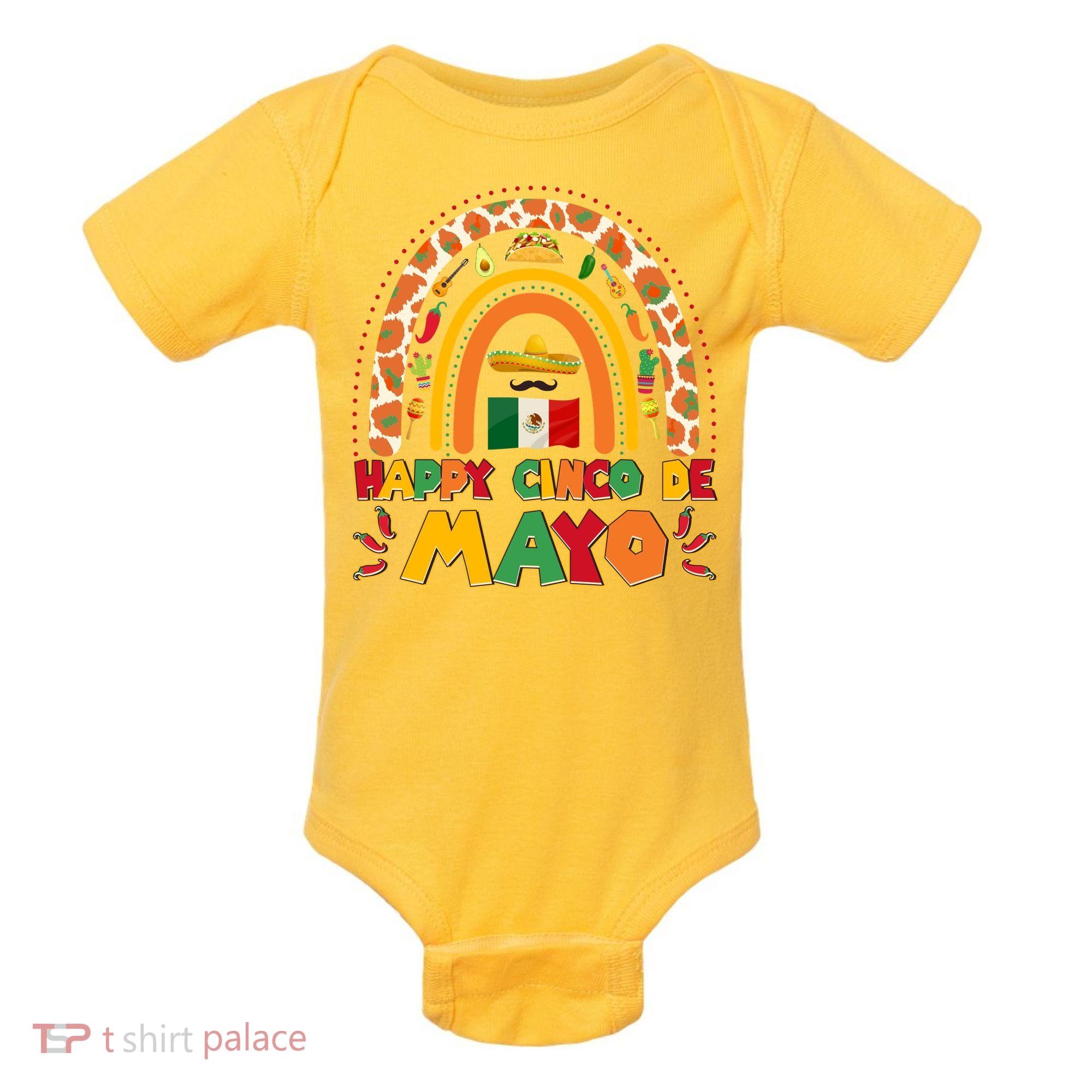 Happy Cinco De Mayo Baby Bodysuit