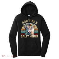 Highland Cow Dont Be Salty Heifer Women's Hoodie thumb 0