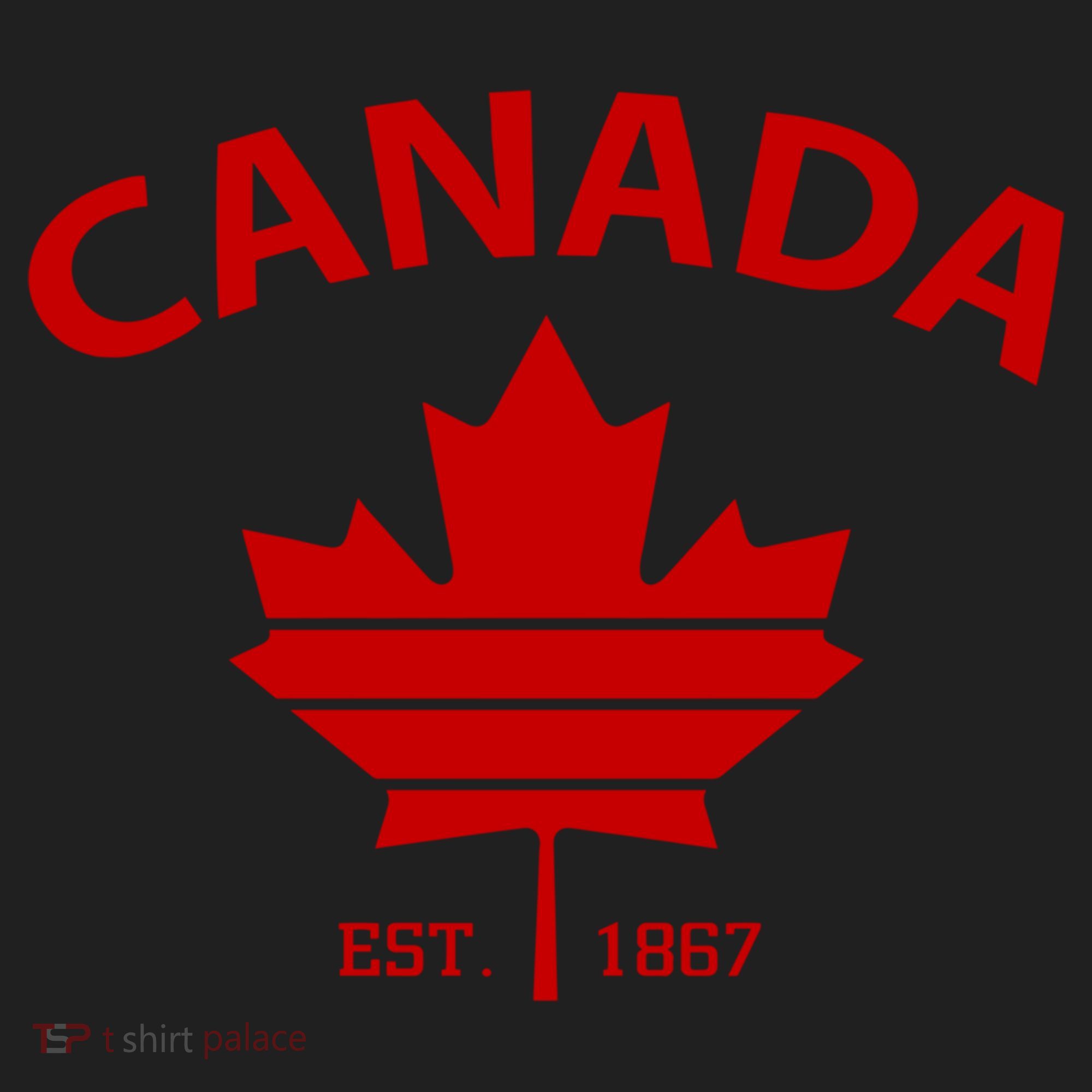 Happy Canada Day Funny Maple Leaf Canadian Flag Gift Golf Towel