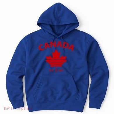 Happy Canada Day Funny Maple Leaf Canadian Flag Gift Hoodie