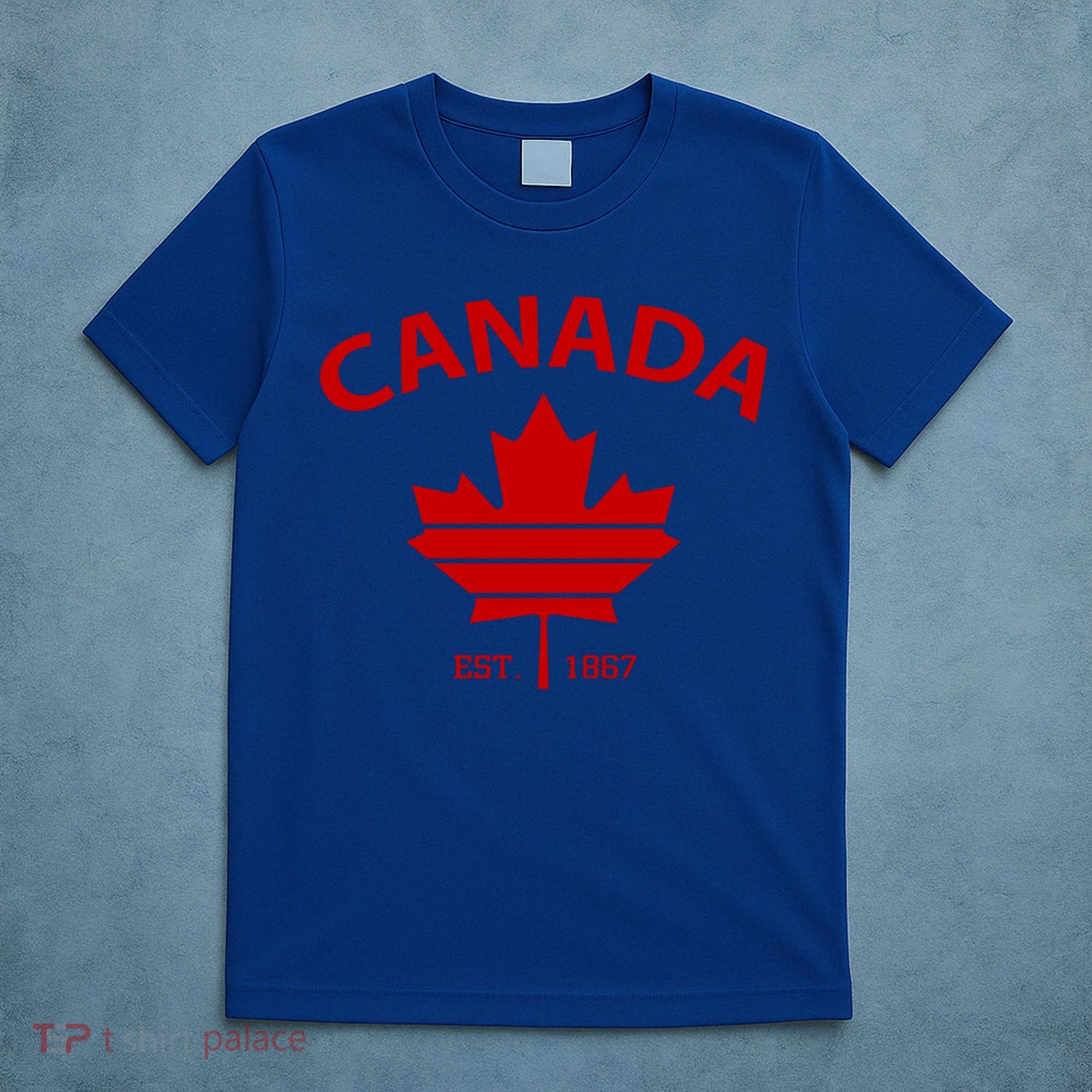 Happy Canada Day Funny Maple Leaf Canadian Flag Gift T-Shirt