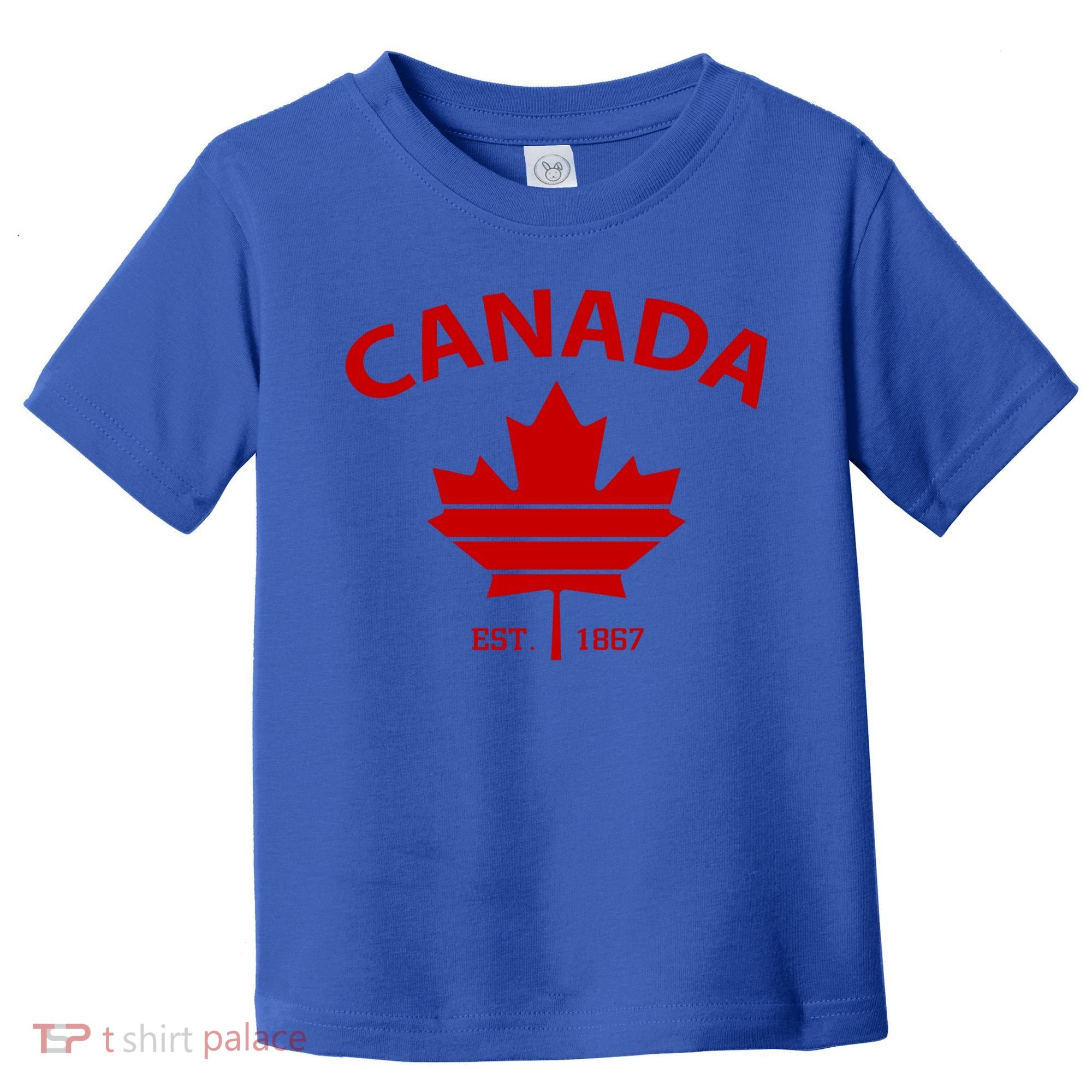 Happy Canada Day Funny Maple Leaf Canadian Flag Gift Toddler T-Shirt