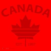 Happy Canada Day Funny Maple Leaf Canadian Flag Gift Santa Hat thumb 1