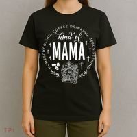Homeschooling Coffee Drinking Jesus Seeking Kind Of Mama T-Shirt thumb 4