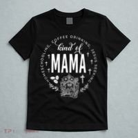 Homeschooling Coffee Drinking Jesus Seeking Kind Of Mama T-Shirt thumb 5